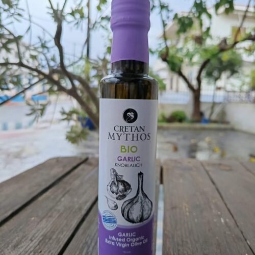 Extra Virgin Olive oil Organic with fresh Garlic / 250ml